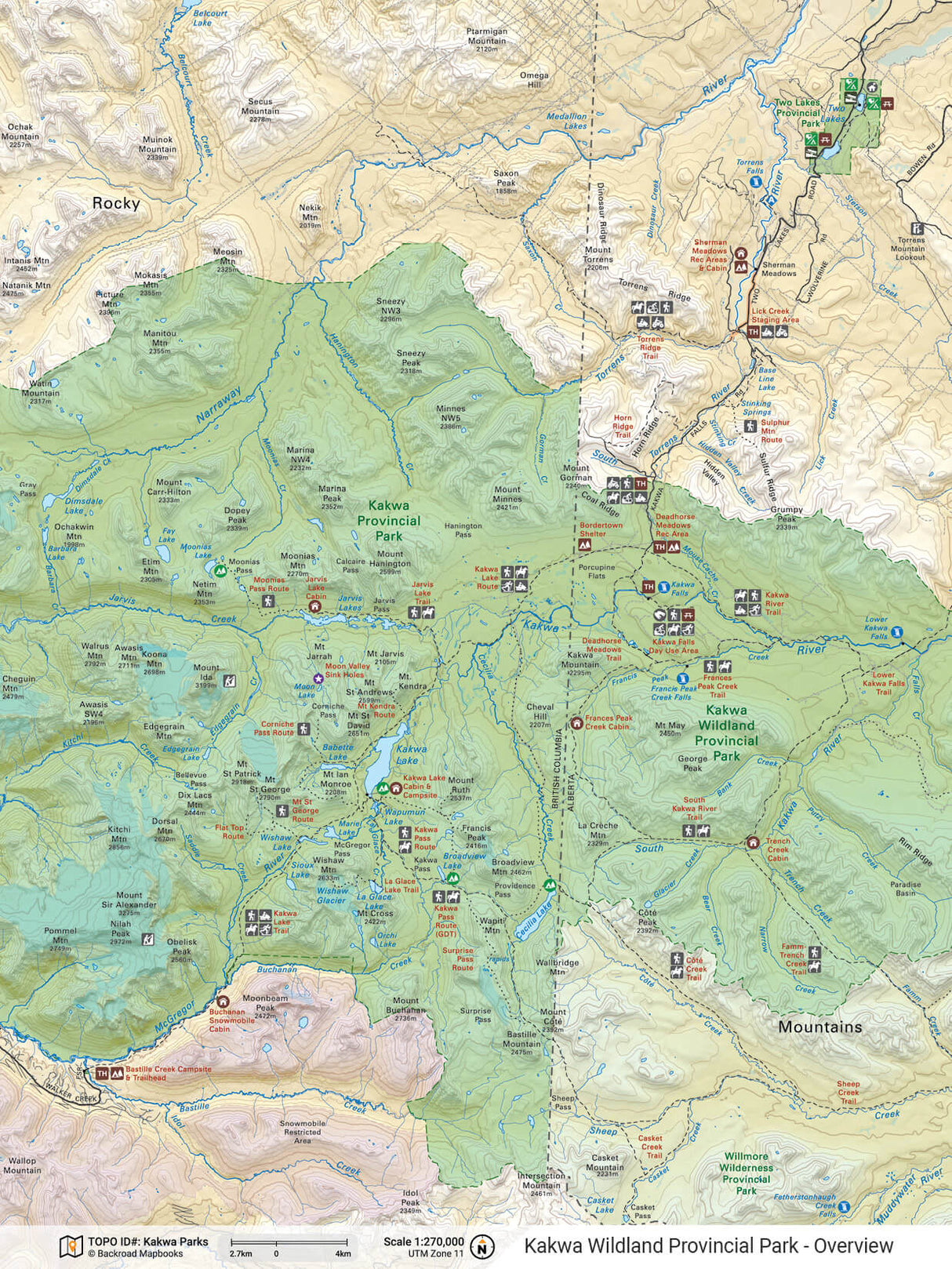 Kakwa Provincial Park - PDF - Backroad Maps