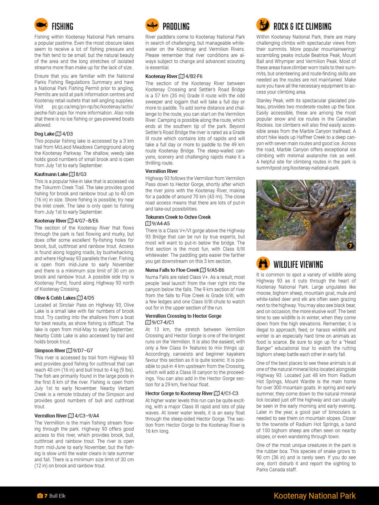 Kootenay National Park - PDF - Backroad Maps