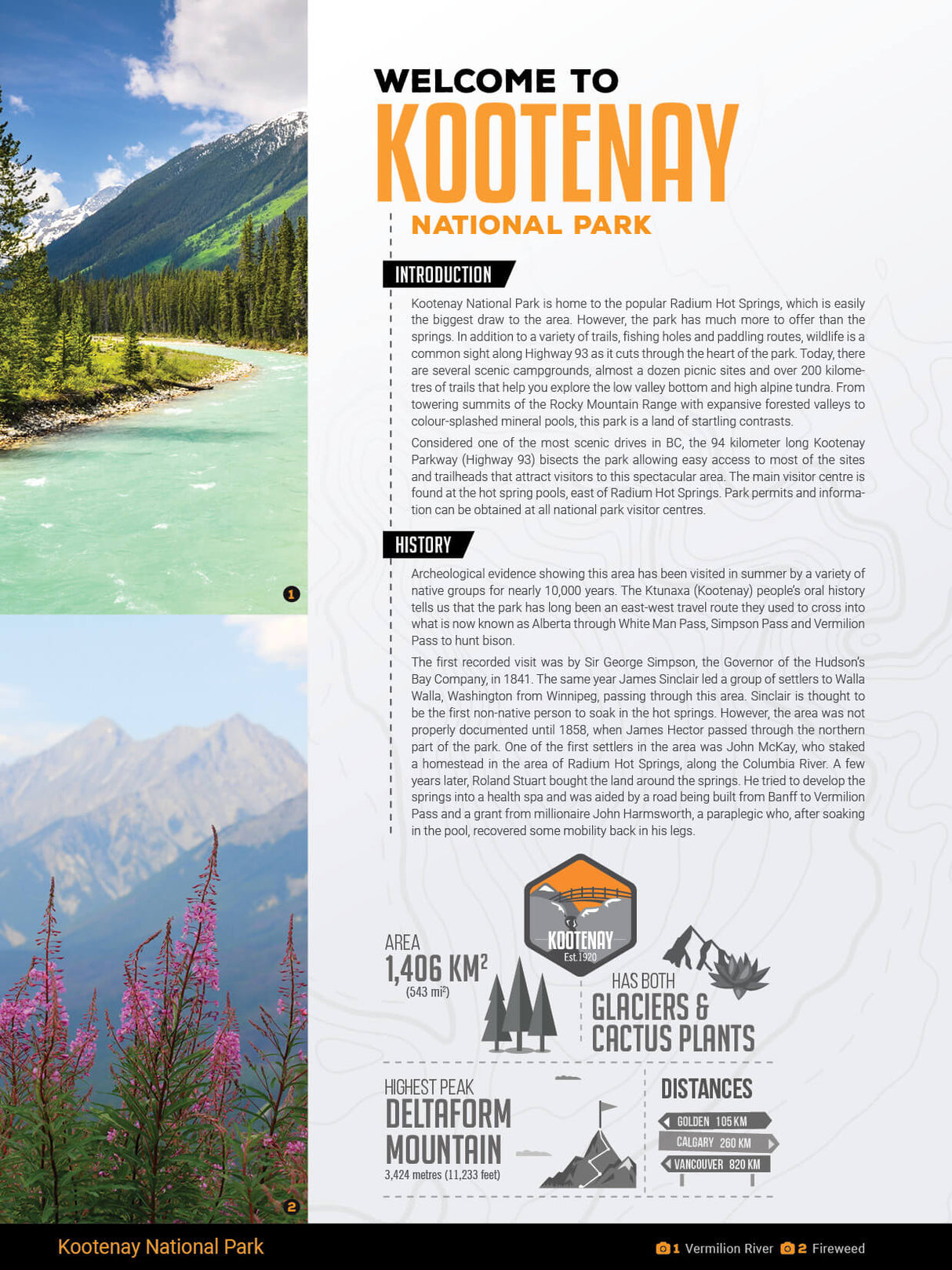 Kootenay National Park - PDF - Backroad Maps