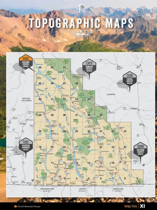 Kootenay Rockies BC Recreation Map & Mapbook Bundle - Backroad Maps