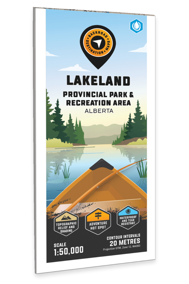 Lakeland Provincial Recreation Area Alberta - Destination Map - Backroad Maps