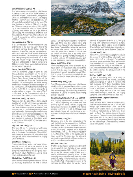 Mount Assiniboine Provincial Park - PDF - Backroad Maps