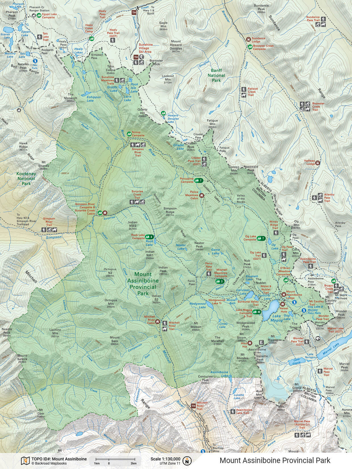 Mount Assiniboine Provincial Park - PDF - Backroad Maps