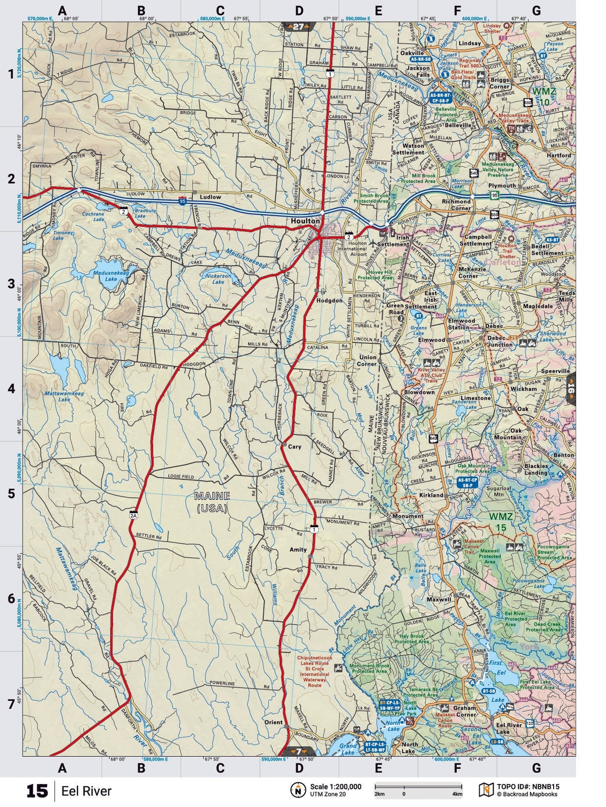 NBNB15 TOPO Map - Eel River - Backroad Maps