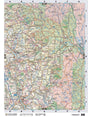 NBNB28 Wall Map - Hartland - Backroad Maps
