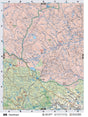 NBNB29 Wall Map - Napadogan - Backroad Maps