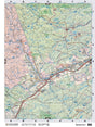 NBNB30 Wall Map - Boiestown - Backroad Maps