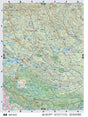 NBNB43 Wall Map - Red Rock - Backroad Maps