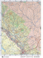 NBNB51 Wall Map - St Leonard - Backroad Maps