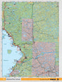 NEON25 Wall Map - Montreal River Harbour - Backroad Maps