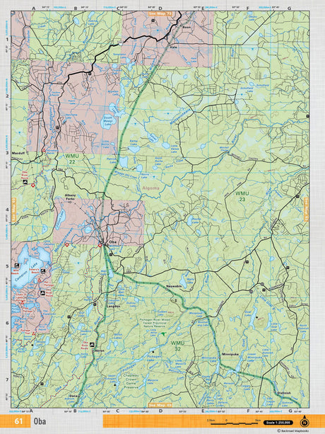 NEON61 TOPO Map - Oba - Backroad Maps