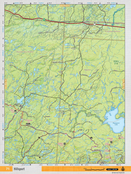 NEON71 TOPO Map - Hillsport - Backroad Maps