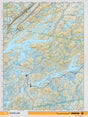 NFLD21 Wall Map - Granite Lake - Backroad Maps