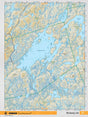 NFLD22 Wall Map - Meelapaeg Lake - Backroad Maps