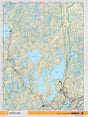 NFLD23 Wall Map - Jeddore Lake - Backroad Maps