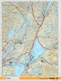 NFLD41 Wall Map - Howley - Backroad Maps
