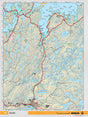 NFLD45 Wall Map - Gander - Backroad Maps