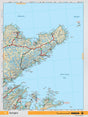 NFLD51 Wall Map - Burlington - Backroad Maps