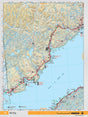 NFLD61 Wall Map - Red Bay - Backroad Maps