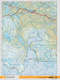 NFLD65 Wall Map - Churchill Falls - Backroad Maps