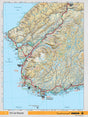 NFLD7 Wall Map - Port aux Basques - Backroad Maps