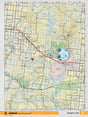 NOAB18 Wall Map - Sturgeon Lake - Backroad Maps