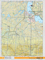 NOAB37 Wall Map - Wabasca Lakes - Backroad Maps