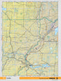 NOAB41 Wall Map - Conklin - Backroad Maps