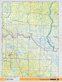 NOAB65 Wall Map - God's Lake - Backroad Maps