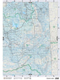 NOBC102 Wall Map - Kotcho Lake - Backroad Maps