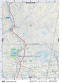 NOBC111 Wall Map - Maxhamish Lake - Backroad Maps