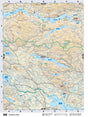 NOBC39 Wall Map - Inzana Lake - Backroad Maps
