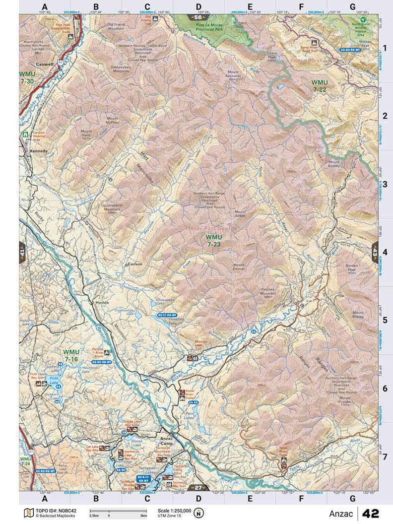 NOBC42 TOPO Map - Anzac