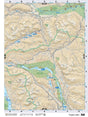 NOBC52 Wall Map - Tsayta Lake - Backroad Maps