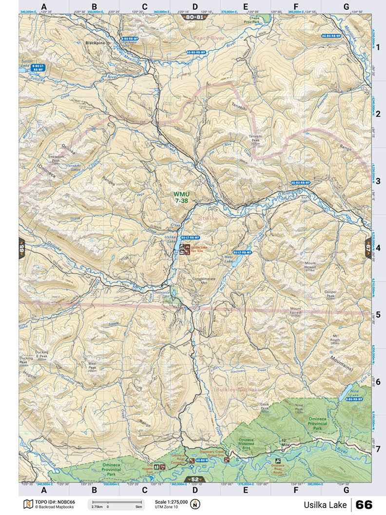 NOBC66 TOPO Map - Usilka Lake