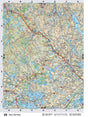 NSNS13 Wall Map - New Germany - Backroad Maps