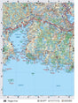 NSNS15 Wall Map - Peggys Cove - Backroad Maps