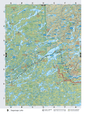 NWON3 Wall Map - Saganaga Lake - Backroad Maps