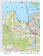NWON7 Wall Map - Rainy River - Backroad Maps