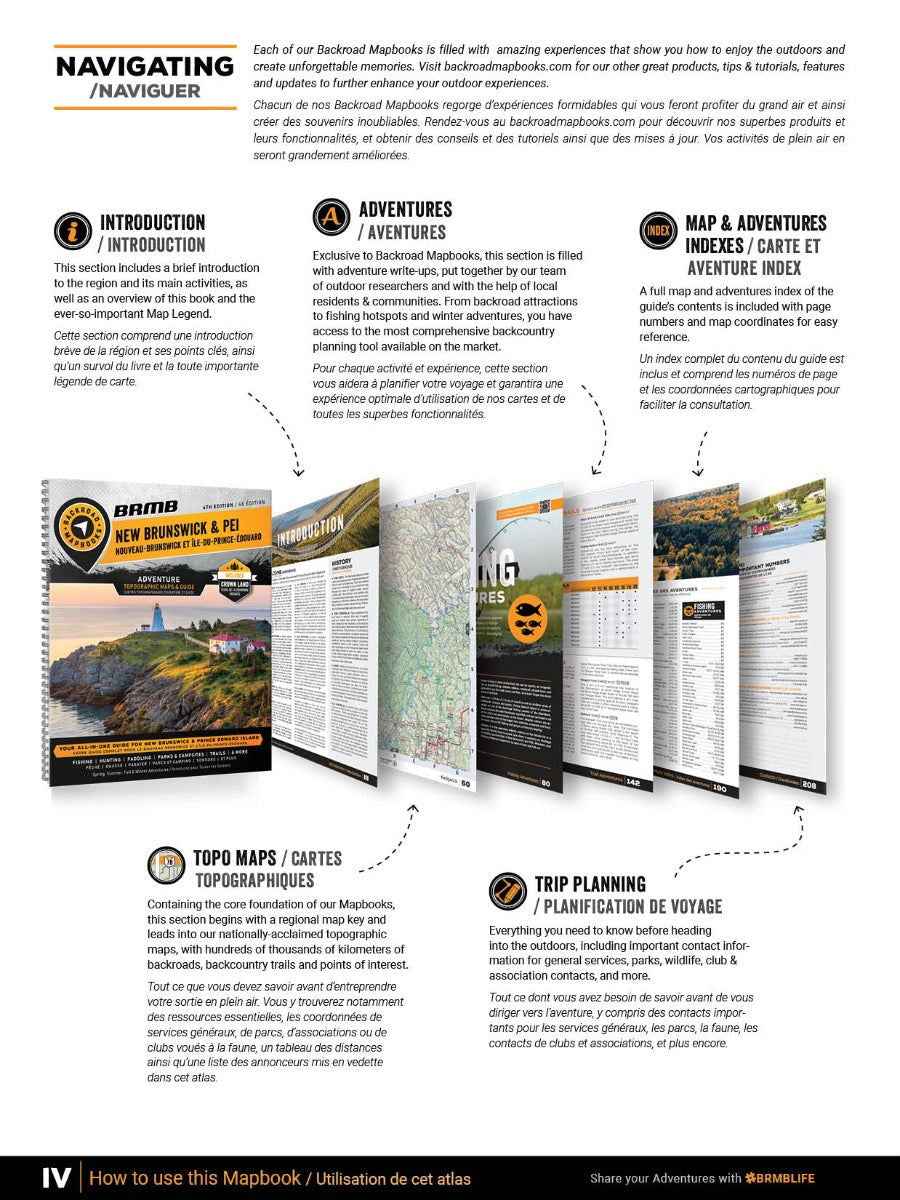 New Brunswick & PEI Backroad Mapbook