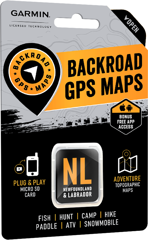 Newfoundland & Labrador - Garmin-Licensed GPS Maps