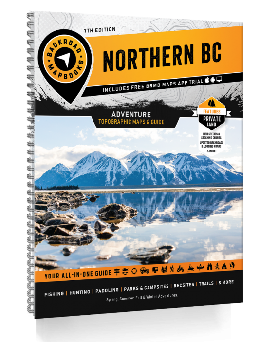 Northern BC - Recreation Map & Mapbook Bundle - Backroad Maps