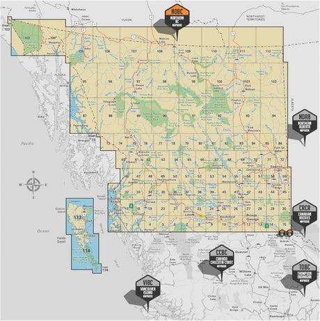 Northern BC Backroad Mapbook - Backroad Maps