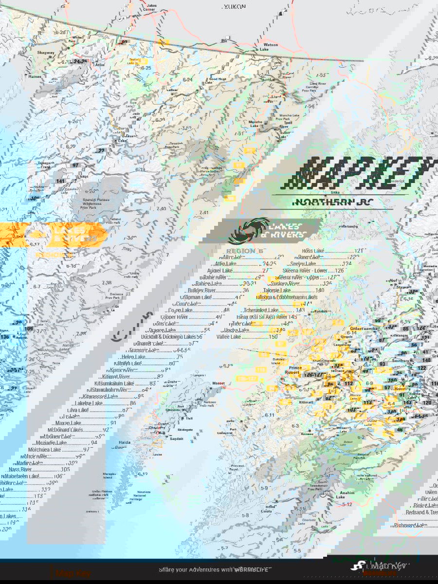 Northern BC Fishing Mapbook - Backroad Maps