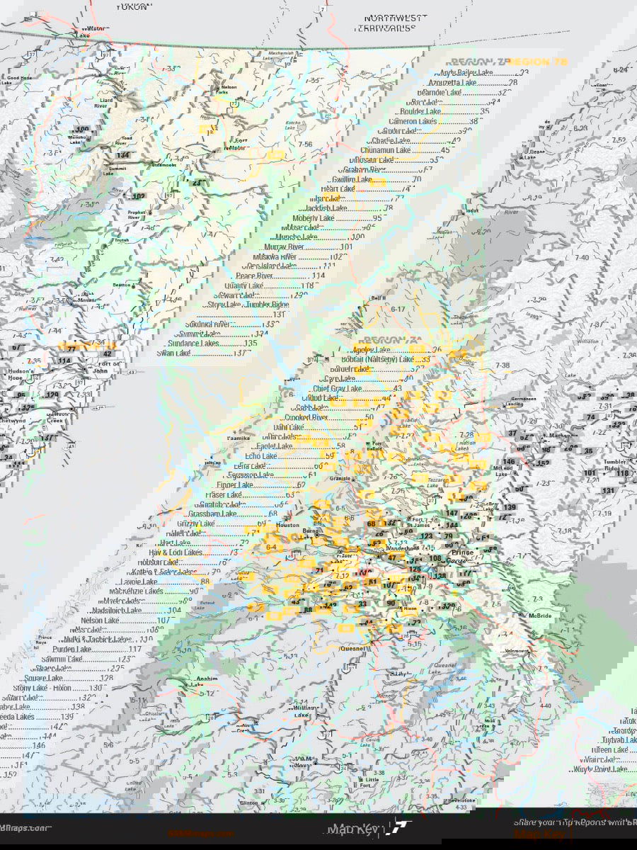 Northern BC Fishing Mapbook - Backroad Maps