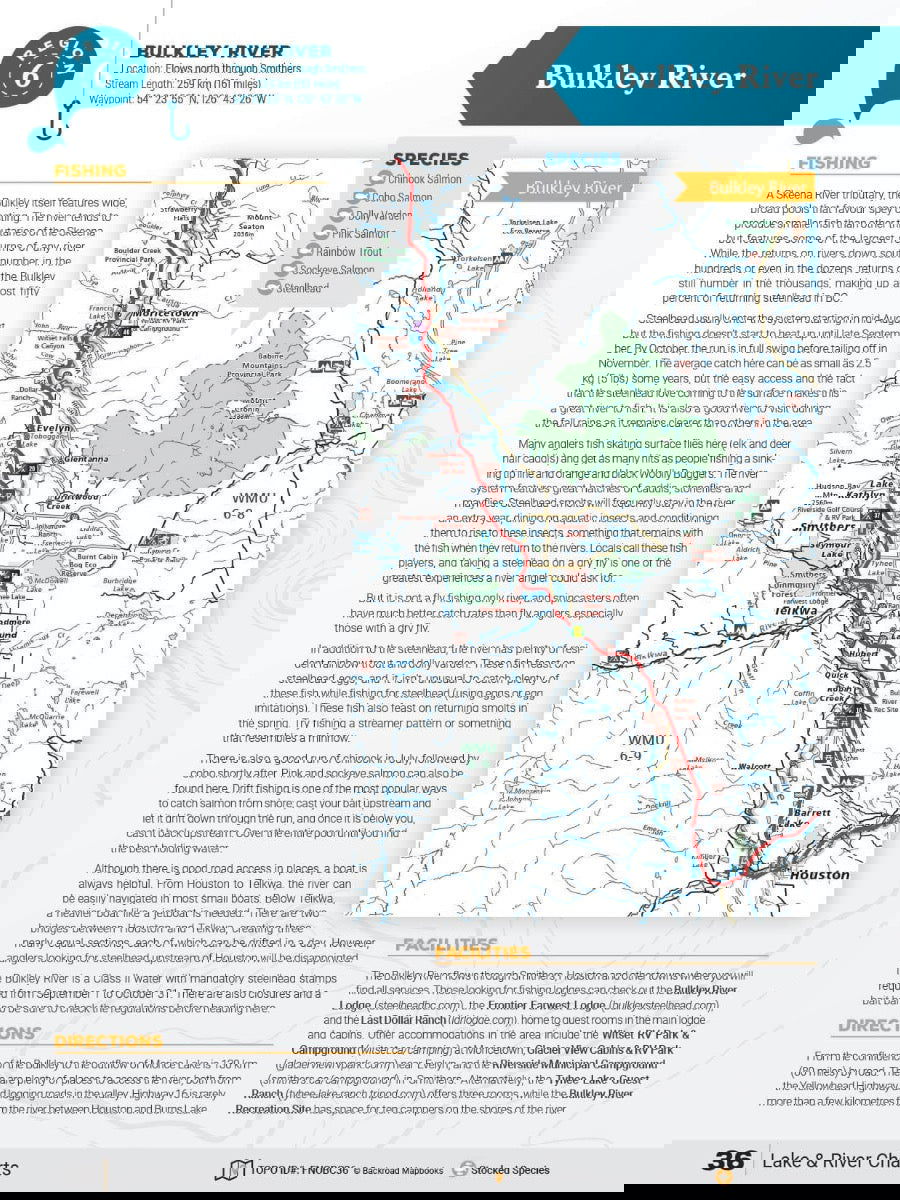 Northern BC Fishing Mapbook - Backroad Maps