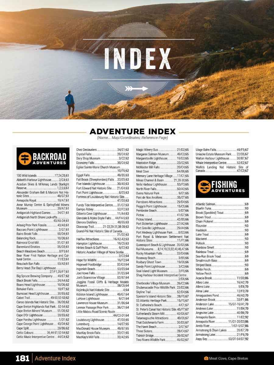 Nova Scotia Backroad Mapbook