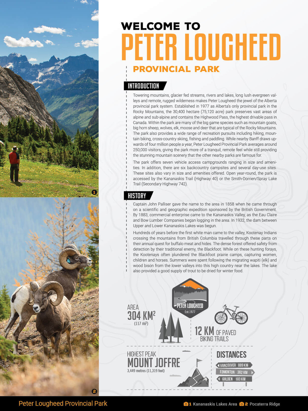 Peter Lougheed Provincial Park - PDF - Backroad Maps