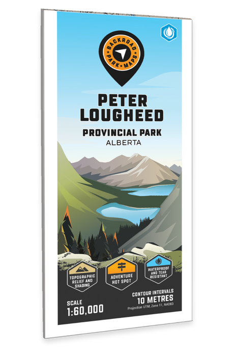 Peter Lougheed Provincial Park Alberta - Park Map - Backroad Maps
