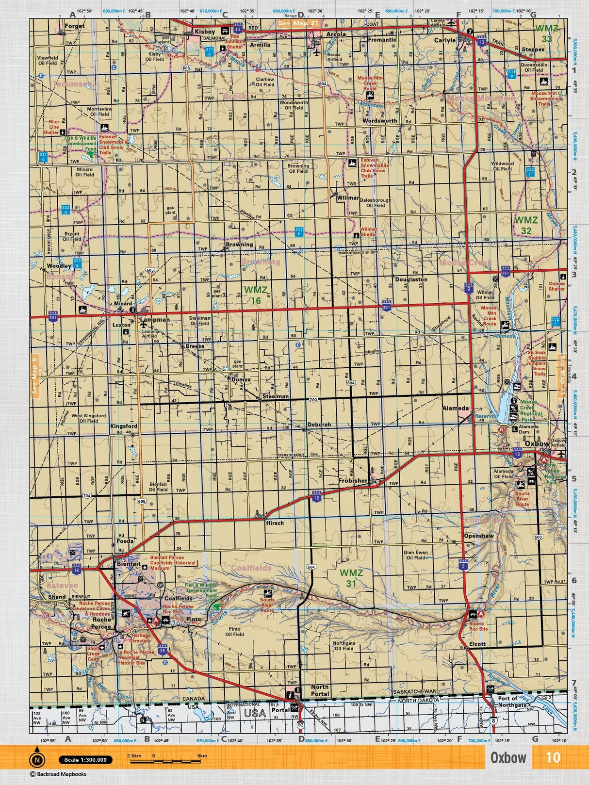 SKSK10 TOPO Map - Oxbow - Backroad Maps